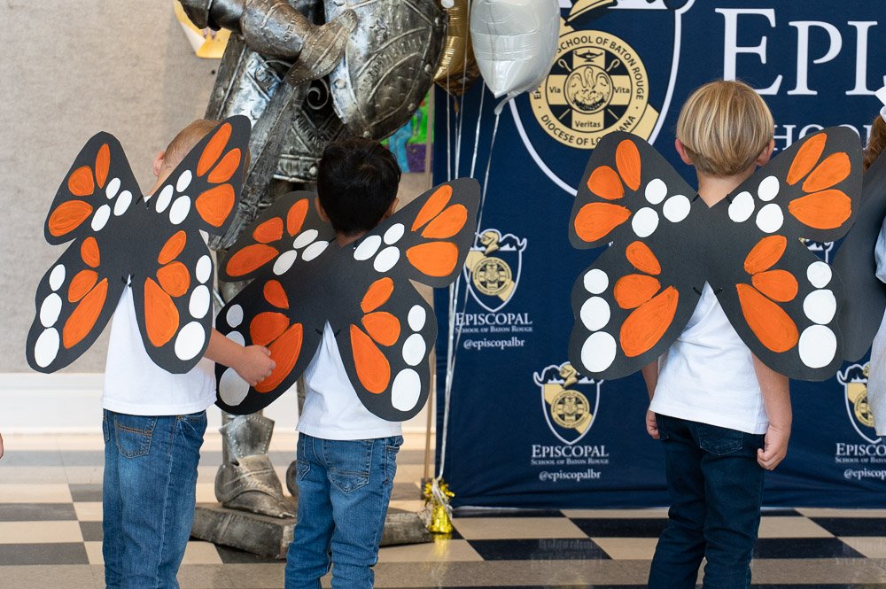PreK-4 butterfly parade